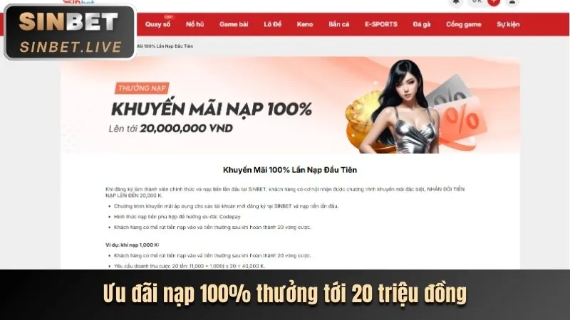 Ưu đãi chào mừng bay365 Nổ Hũ